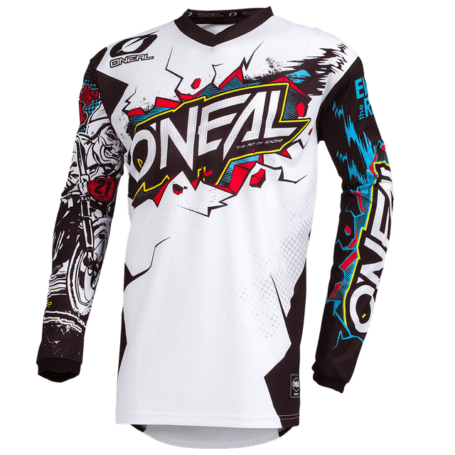 O'NEAL ELEMENT JERSEY VILLAIN WHITE L