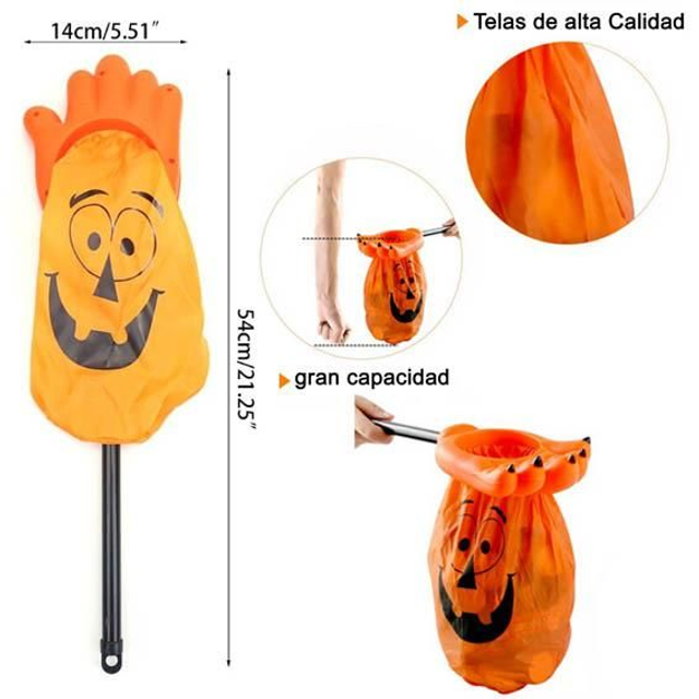 Mano de Azcar Calabaza (Fluorescente)