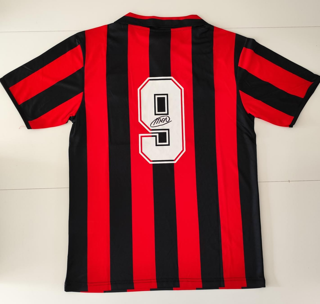 Gesigneerd Marco van Basten AC Milan shirt
