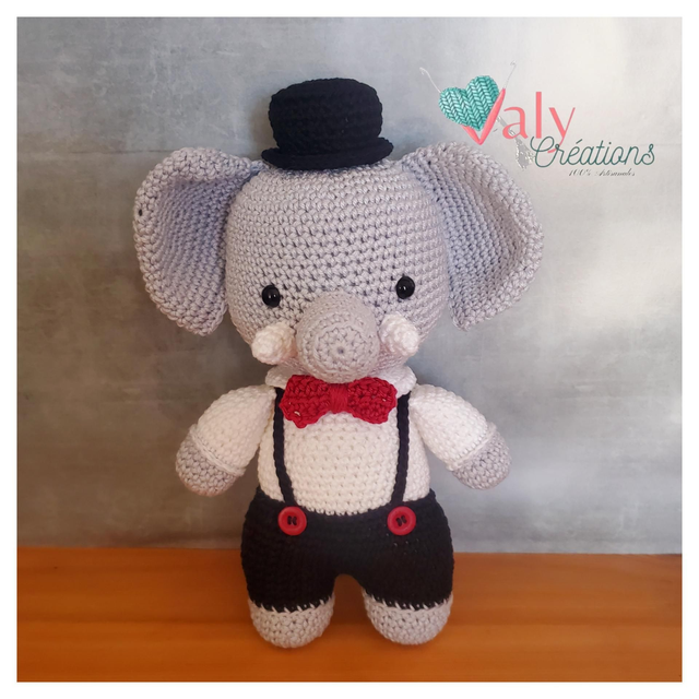 "Eléphant élégant" ( sur commande)