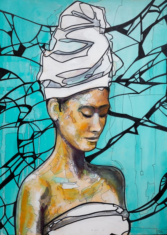 Une minute de silence-Digigraphie