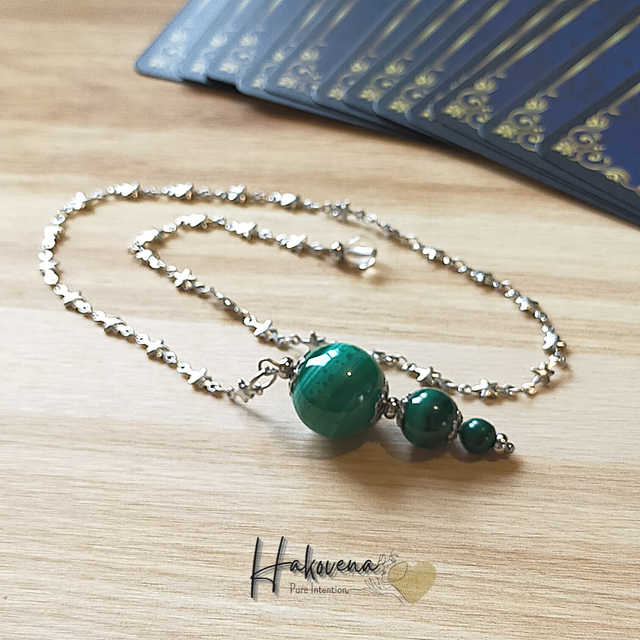 Pendule sphère Malachite - 0055PD