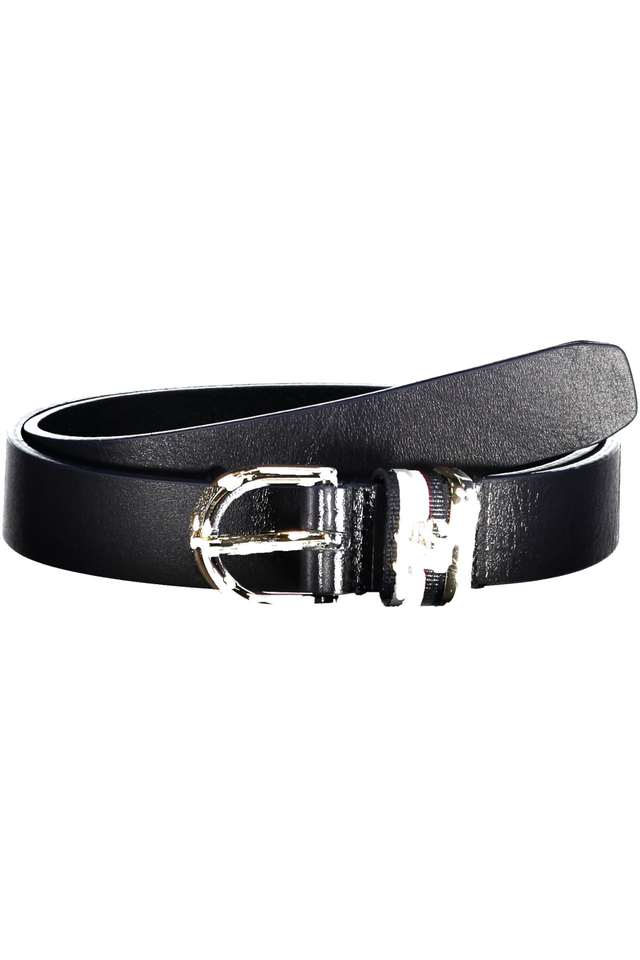 7314TOMMY HILFIGER CINTURA IN PELLE DONNA BLU