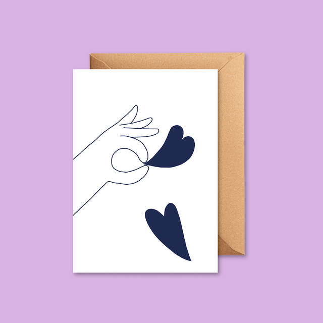 Envolée d'amour - Carte