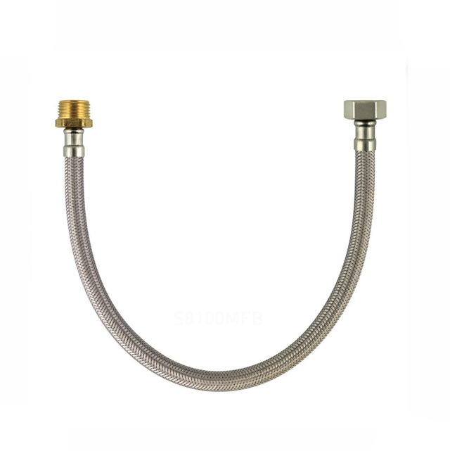 S830MFB Flexible inox sanitaire DN8 mâle/femelle Ø1/ »2