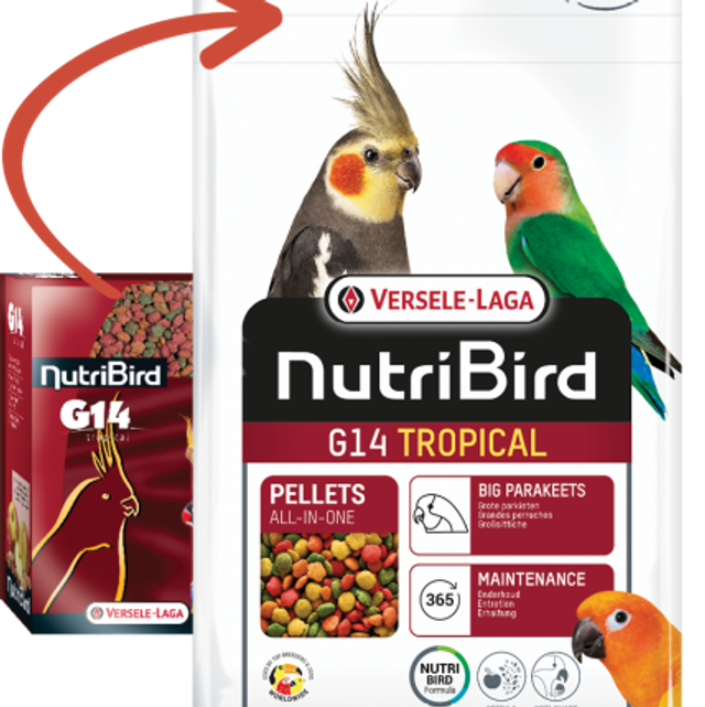Nutribird G14 Tropical Complete Diet 1kg
