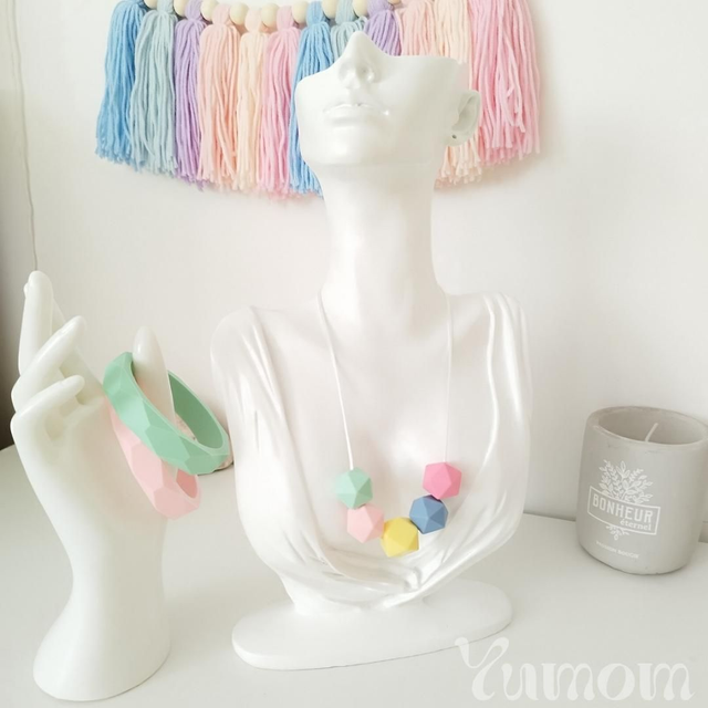 Mini rainbow - Collier d'allaitement et de portage 