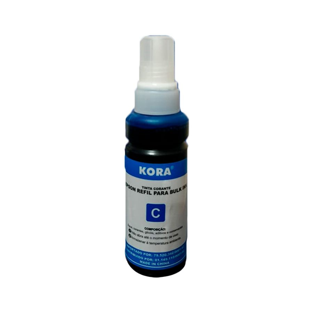 Kora Tinta Compativel Epson Azul 664/673 Refil Bulk Ink 100ml