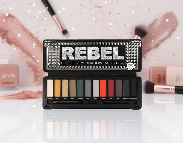 Palette 12 couleurs Rebel (BYS)