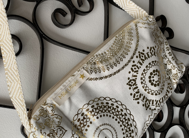 Sac à main en toile polycoton.