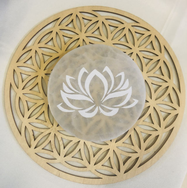 Sélénite Lotus 