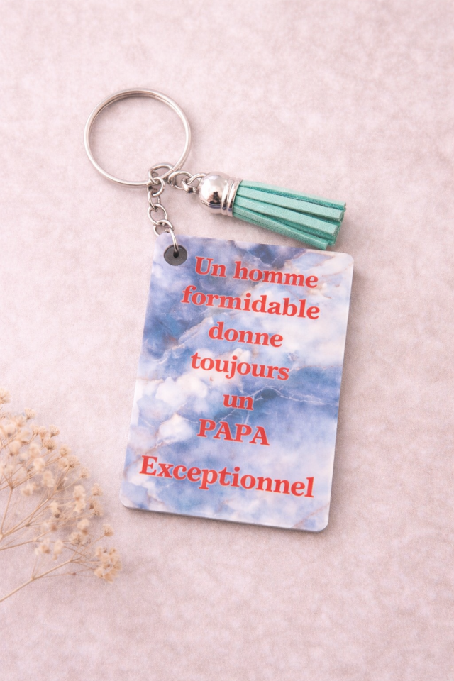 Porte clef - Papa exceptionnel 