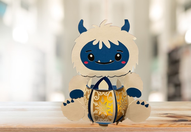 Lanterne Labubu yéti