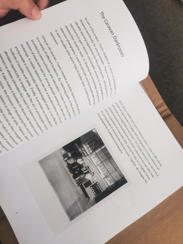 Enthusing Young Minds - The Caravan Darkroom Book