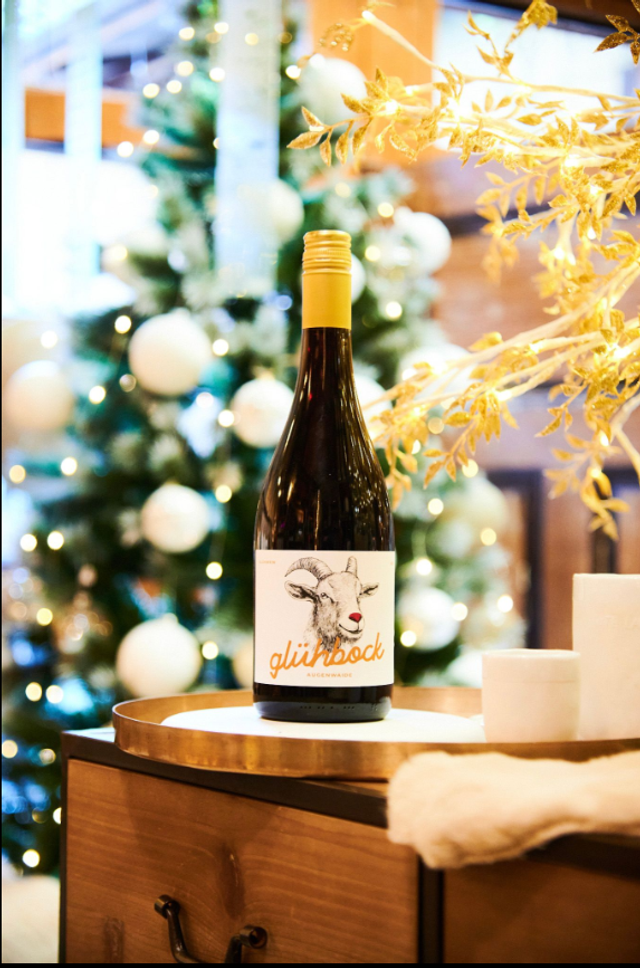 Augenwaide Glühbock Glühwein Rot