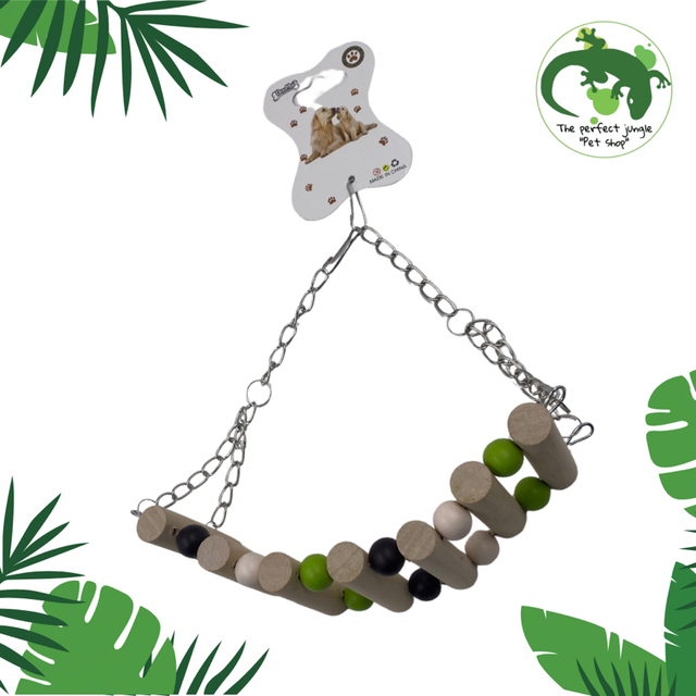 Columpio Madera para Ave 