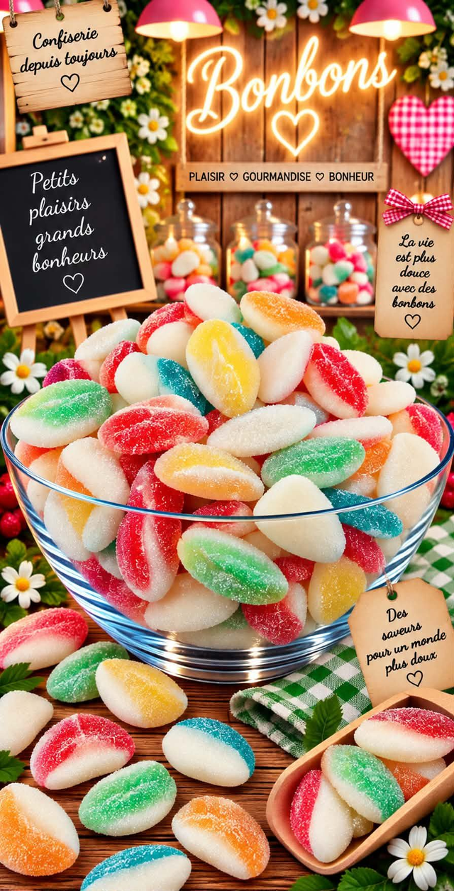 lèvres sucrée 100g