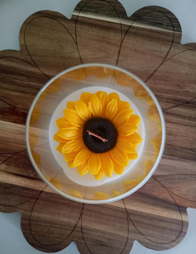 Bougie artisanale Tournesol