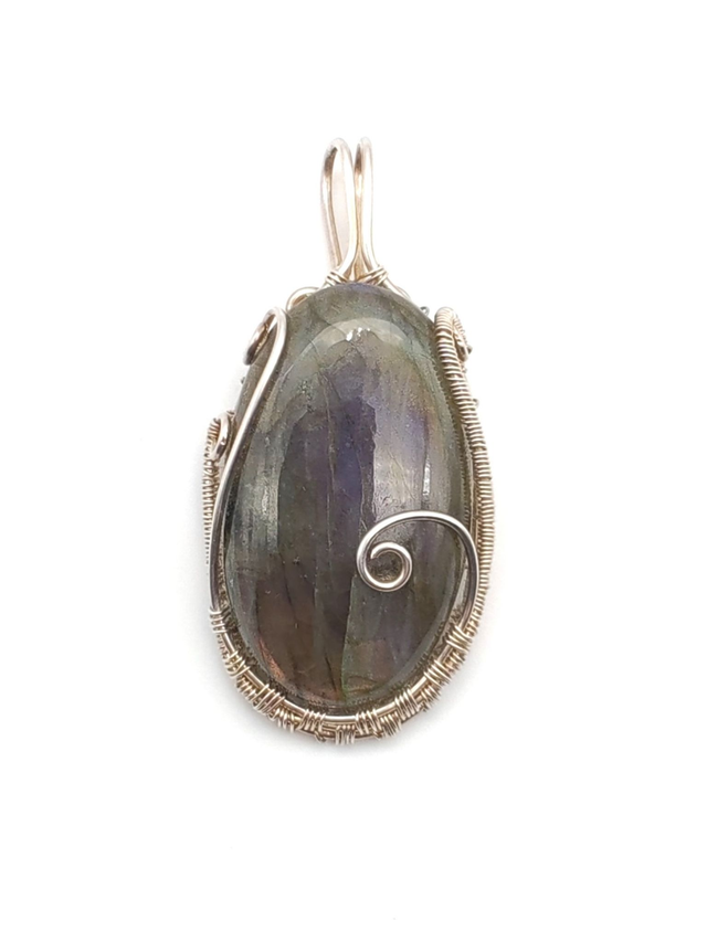 Les Ammonites - Labradorite Pendentif 