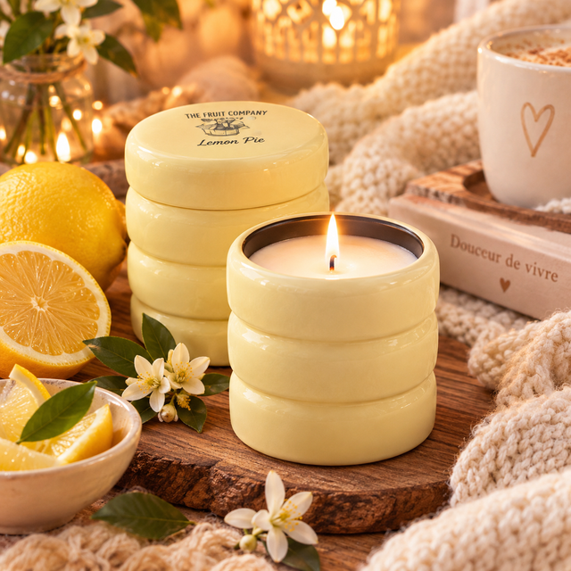 Bougie parfumée Lemon Pie – The Fruit Company 