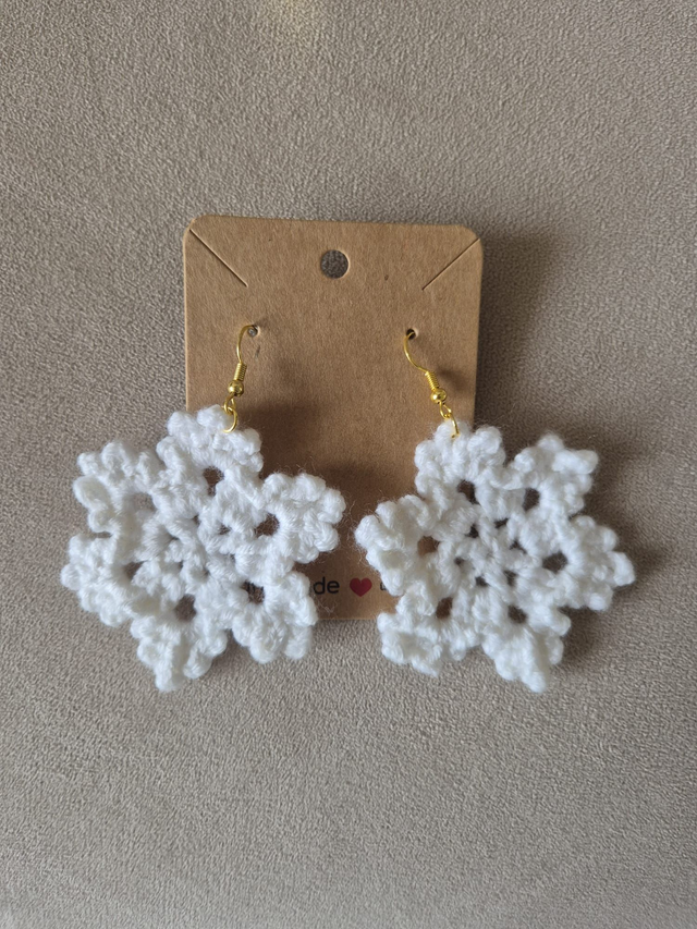 Boucles d'oreilles Flocon