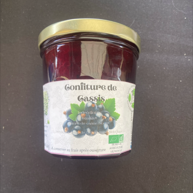 Confiture de cassis 350g