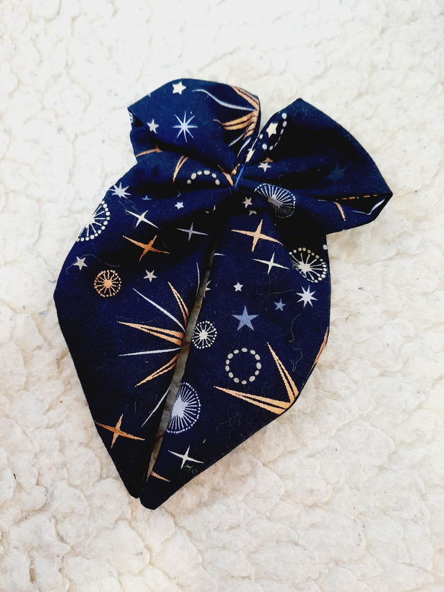 Barrette noeud &quot;Interstellaire&quot;