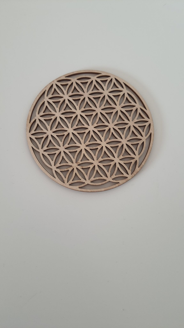 Plaque de recharge fleure de vie 10cm