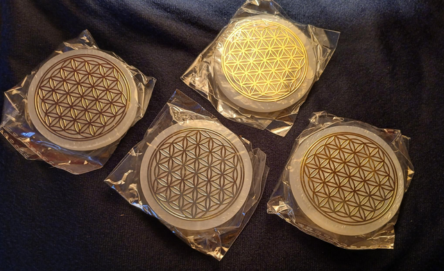 Fleur de vie Énergétique en Sélénite 