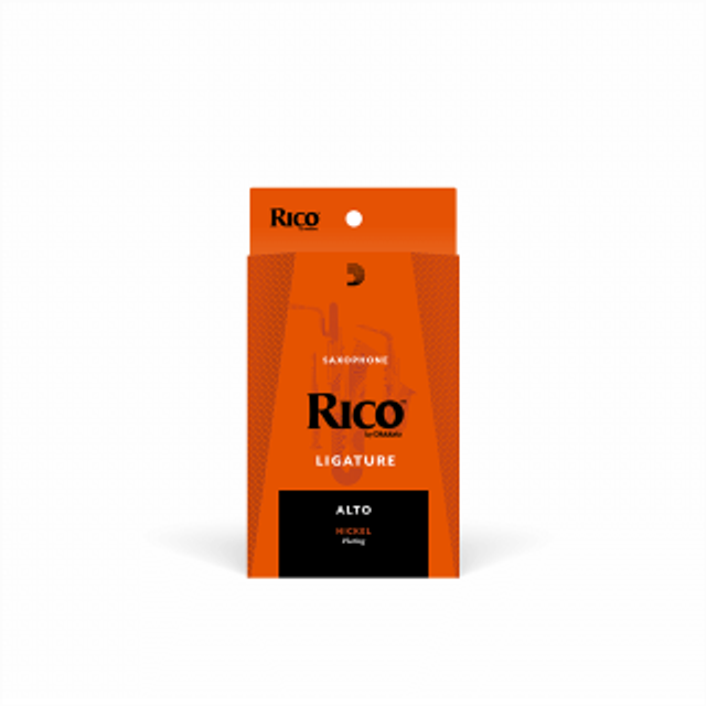 Rico Ligature Rico, saxophone alto, plaqué nickel