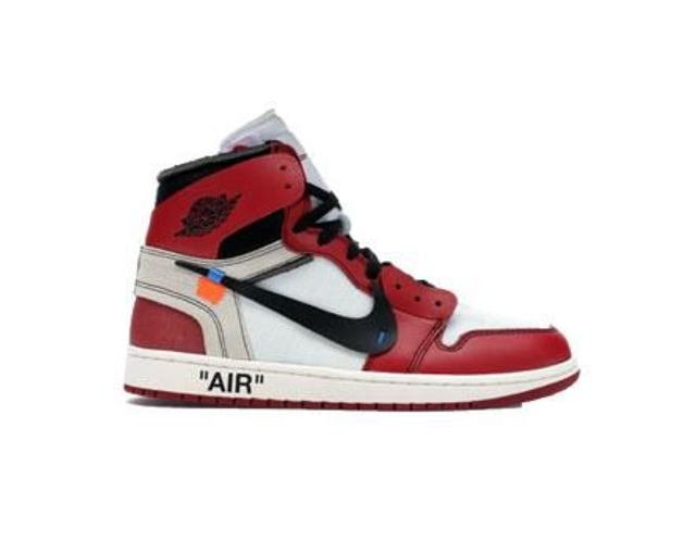 Nike Air Jordan 1 x Off-White, red-white