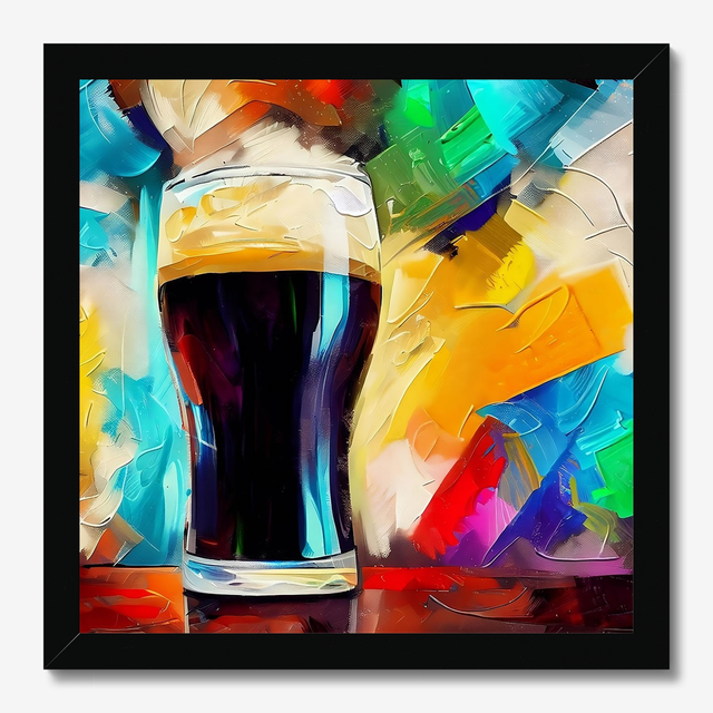 A Pint of Guinness, Framed, signed print by Stefan Birch