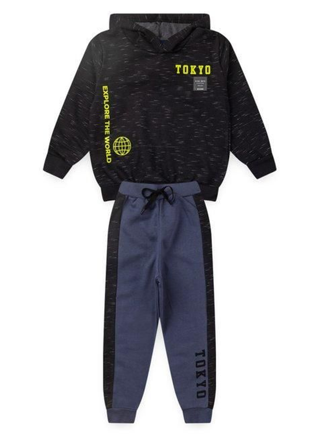 Conj. Masc. Tokyo Preto Tam. 6