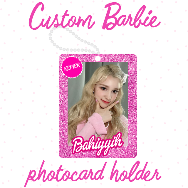 Custom Barbie Photocard Holder