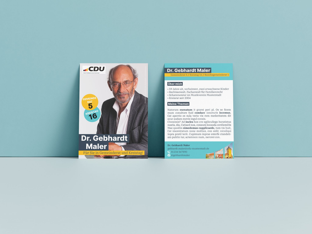 Postkarten für Kandidaten