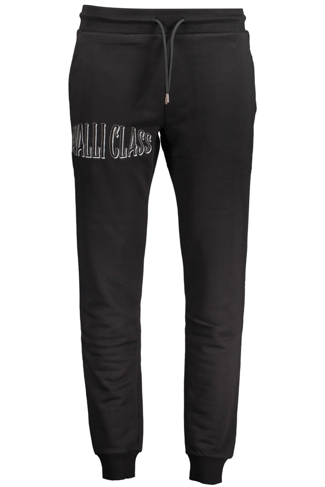 CAVALLI CLASS PANTALONE UOMO NERO