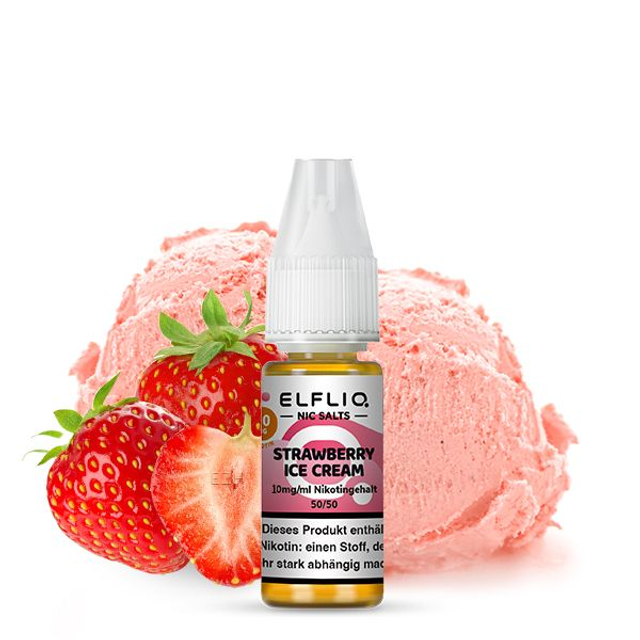 Elfbar - ElfLiq - Strawberry Ice Cream - 10ml