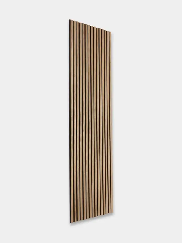 Woodupp Akupanel 240 Aspect bois, Noyer anglais, feutre noir (Réf-1024)