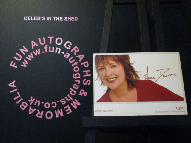 Anne Dawson Original Pre-Print QVC Cast Card