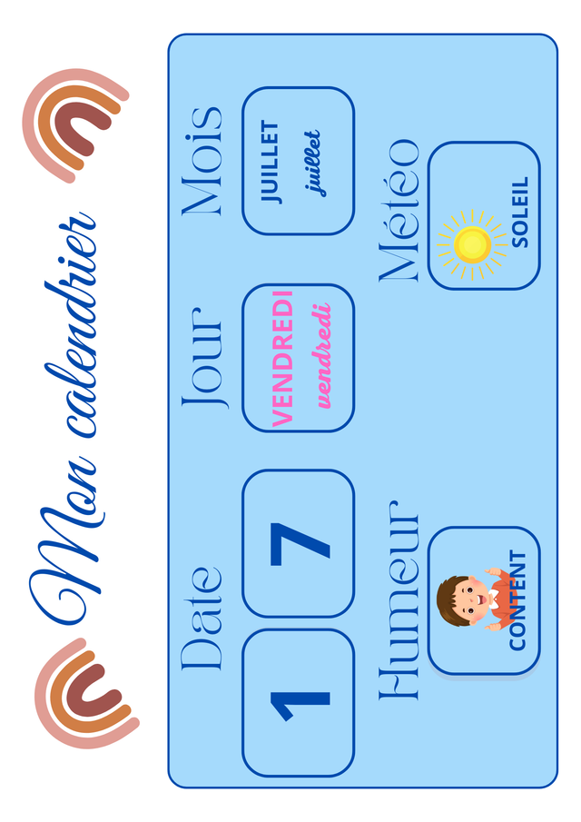 Mon calendrier 