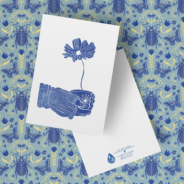 Carte Thé aux fleurs