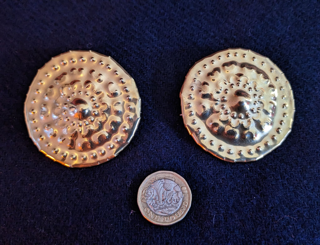 Composite Anglo-Saxon disc brooches