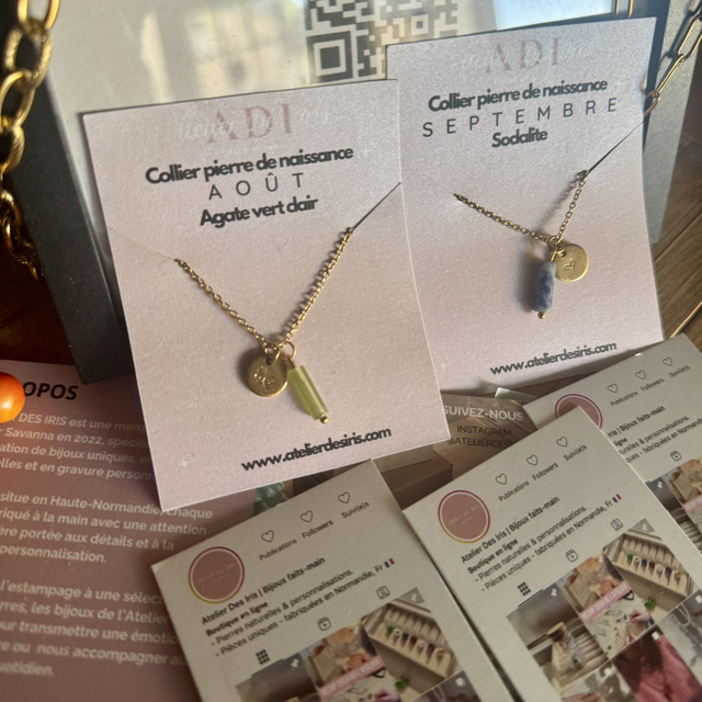 Bijoux créatrice du mois (Atelier des Iris)