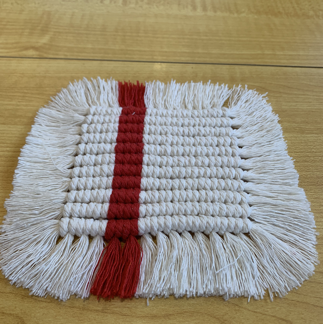 Dessous de verre carré 