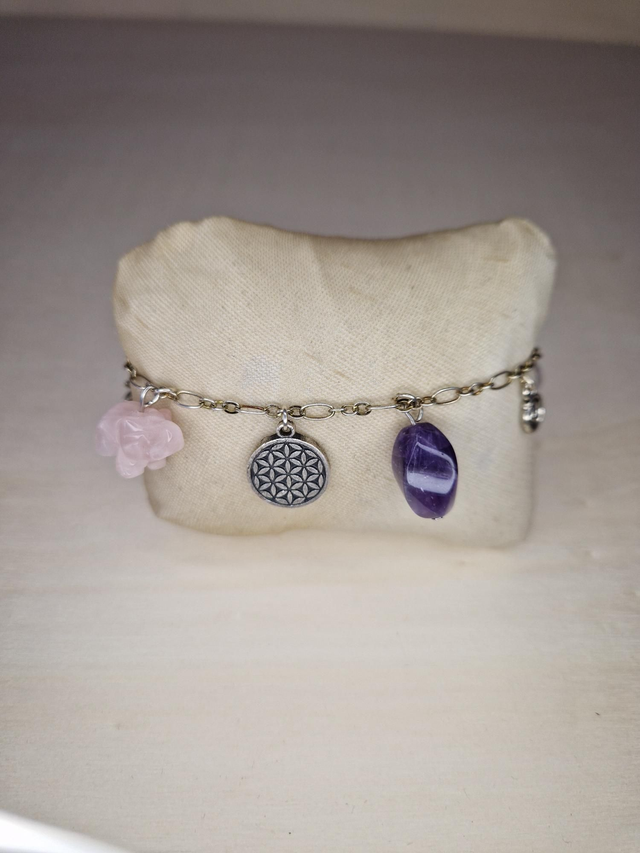 Améthyste, Quartz rose / 044