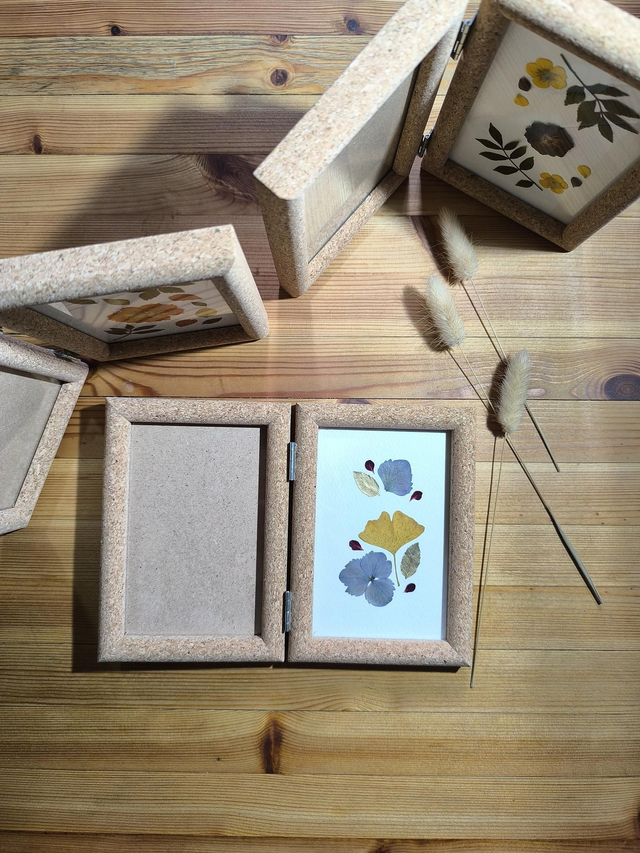 Herbier/Cadre photo en liège 