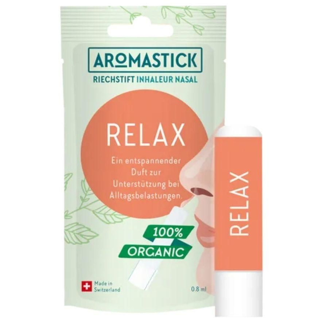 Stick inhalador Relax Organic 0.8ml Aromastick