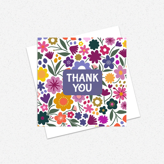 Thankyou Floral Greeting Card