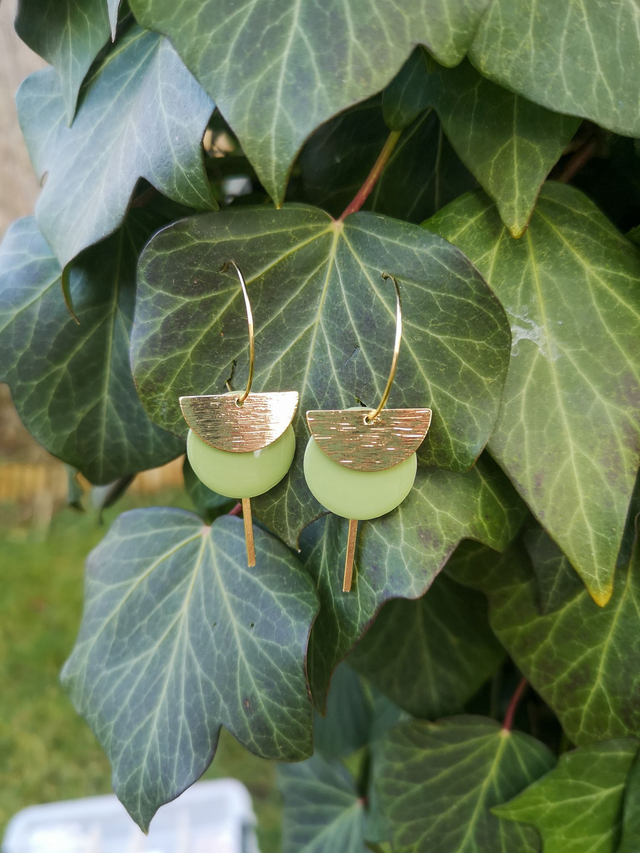 Boucles d&#039;oreilles Eden - Version dorée - Les Interchangeables
