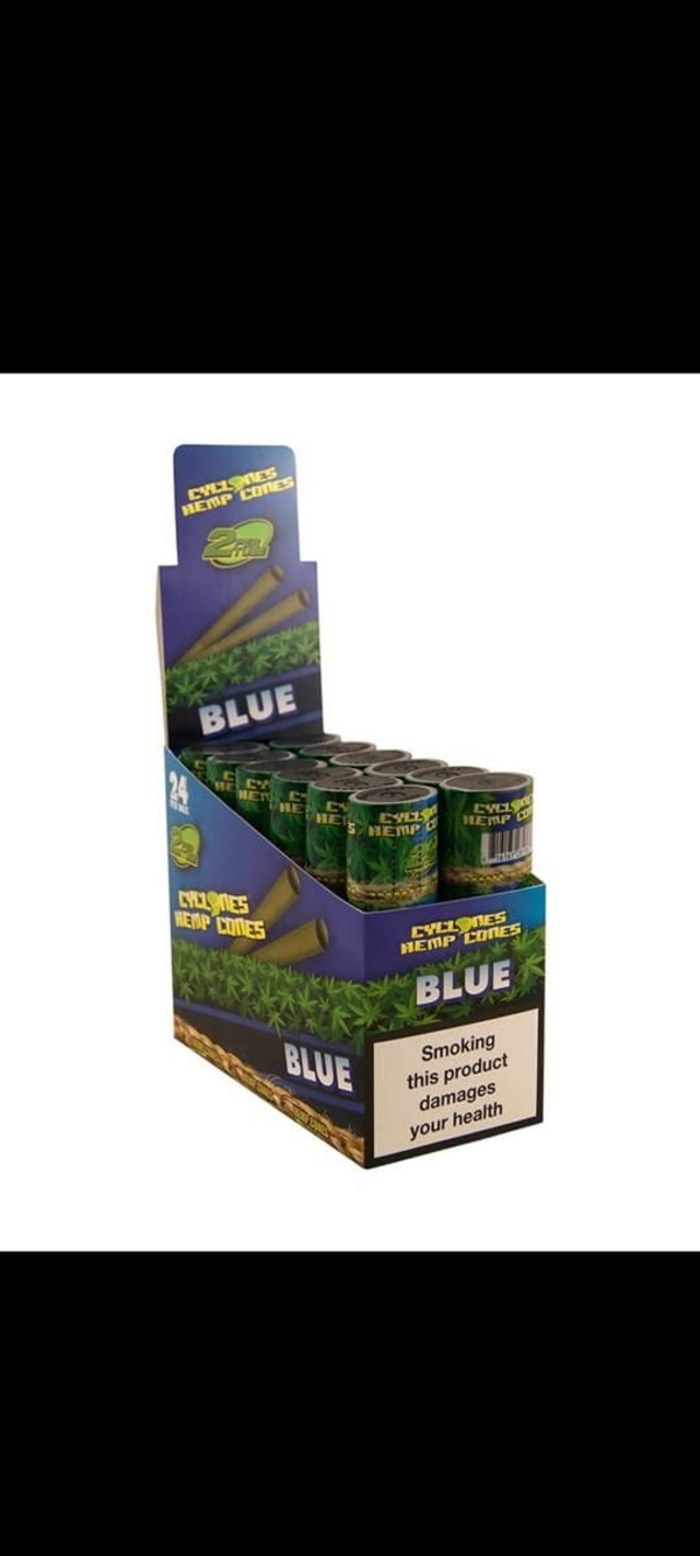 Cyclones Hemp Cones Blue

